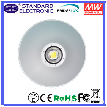 50W industrial white color no flare high bay led, 5 years warranty